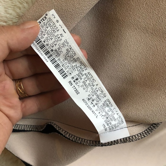 NWOT Zara elastic wide waist flared skirt - Picture 6 of 7